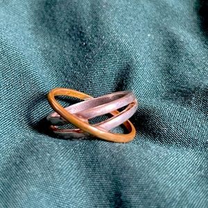 Silver and Gold Silpada ring size 6